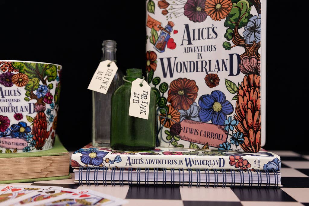 Large Book Vase, Alice in Wonderland - Floral Nonsense