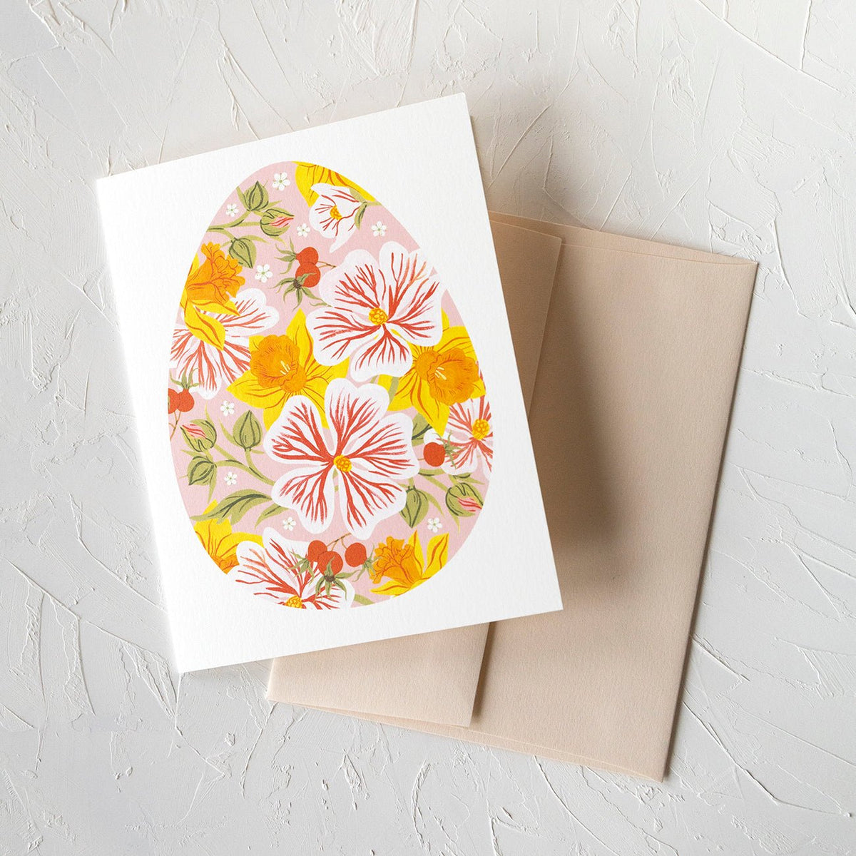 BLUSH EASTER EGG | greeting card