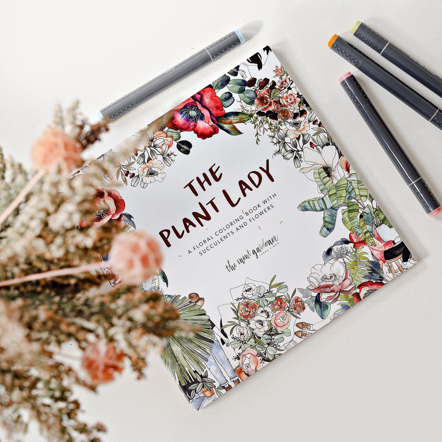 The Plant Lady Adult Coloring Book