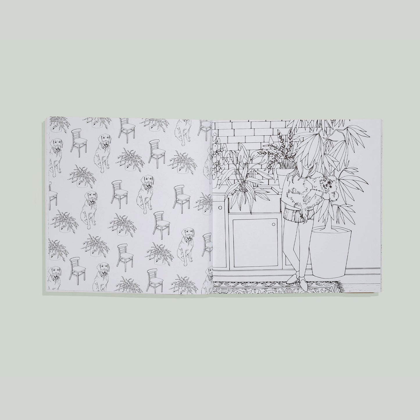 The Plant Lady Adult Coloring Book