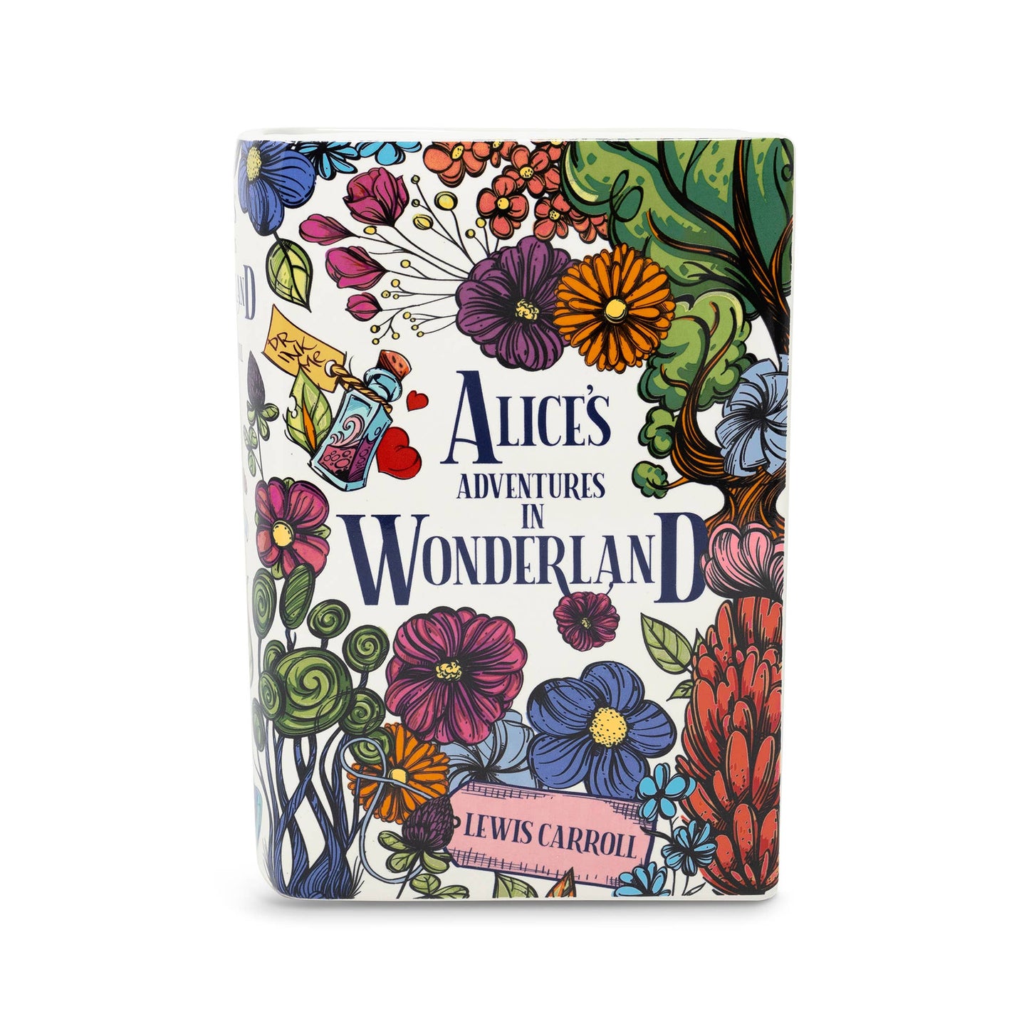 Large Book Vase, Alice in Wonderland - Floral Nonsense