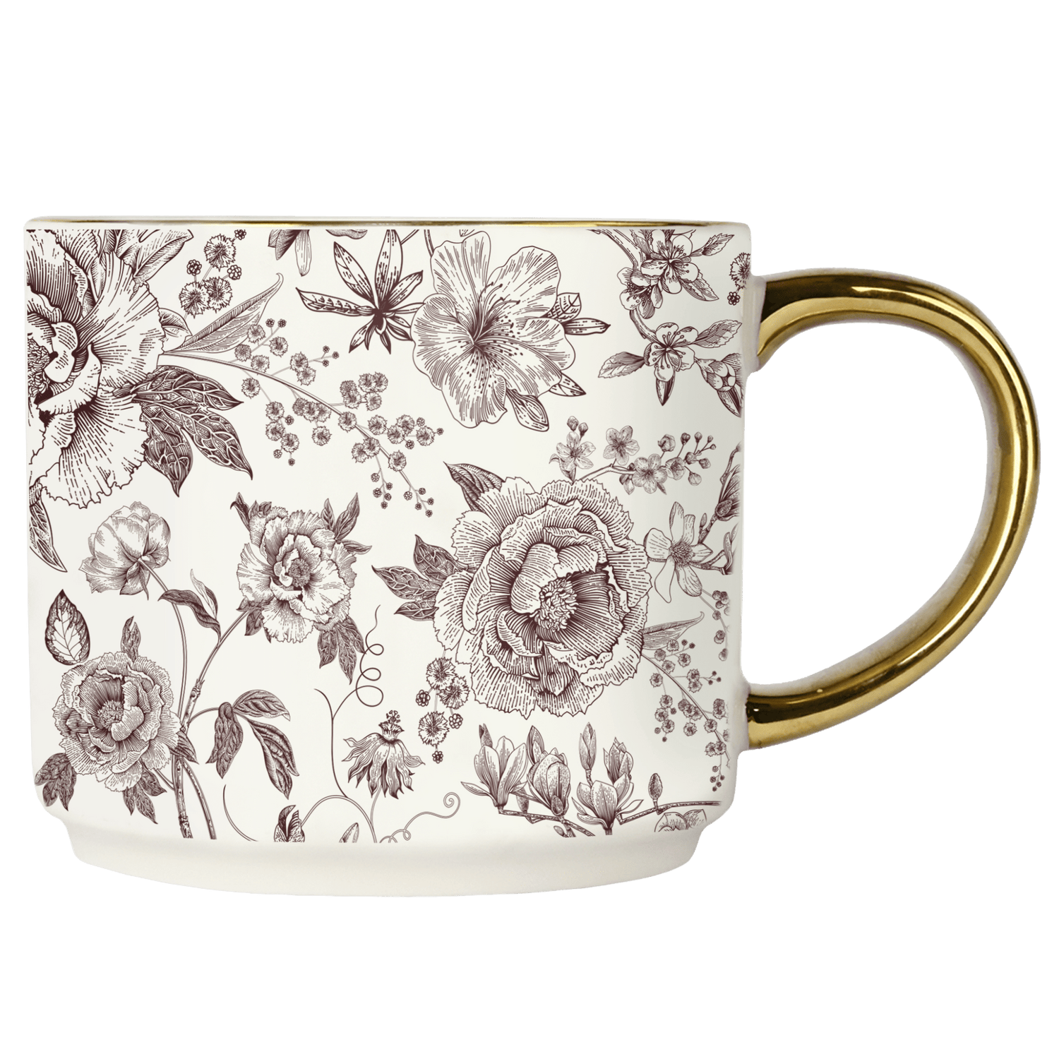 Gold Handle Mug