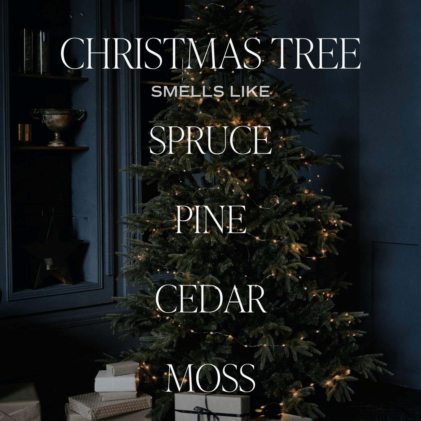 Christmas Tree Tinted Glass Jar Reed Diffuser