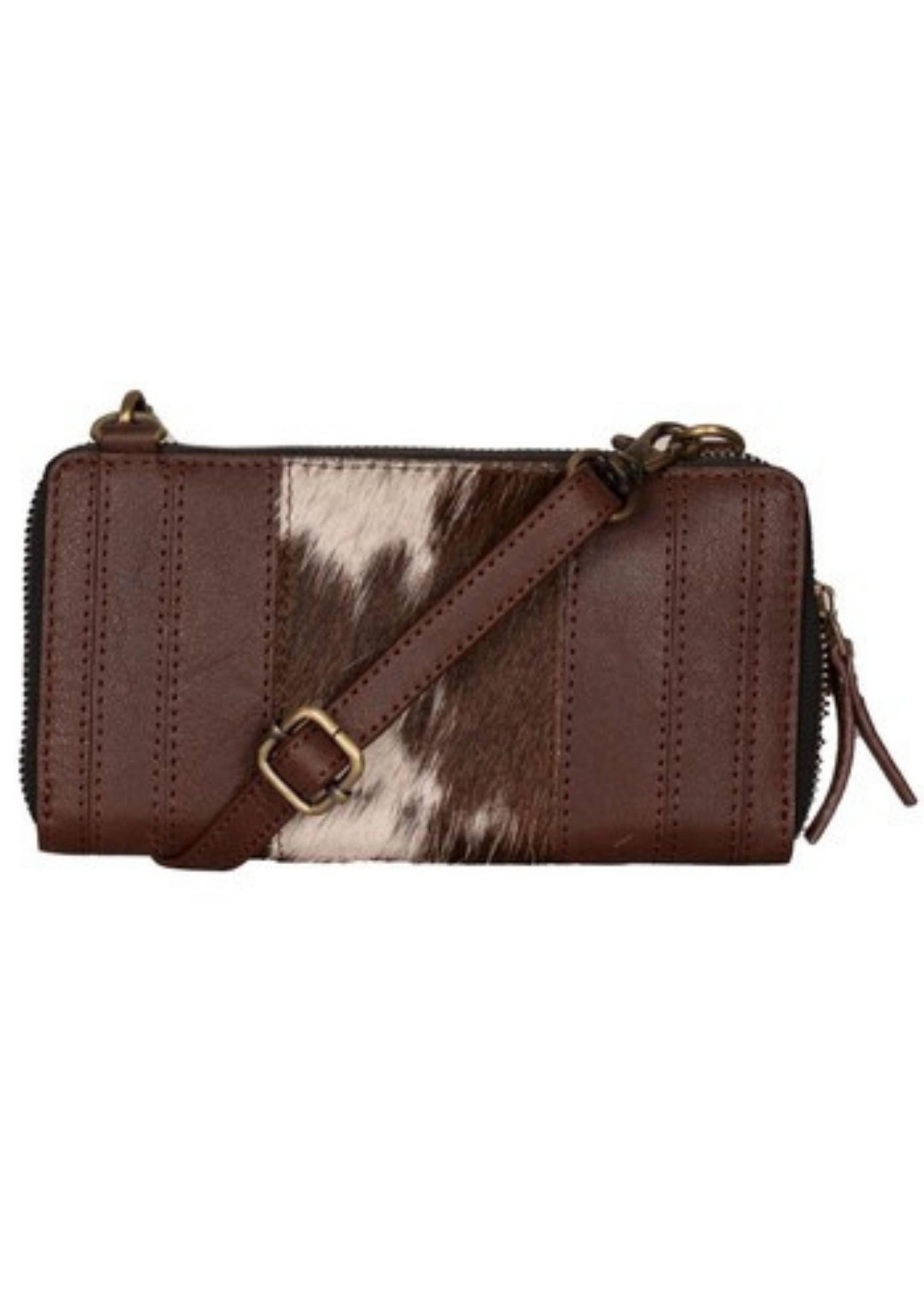 Hailey Genuine Cowhide Women's Crossbody Bag/Wristlet