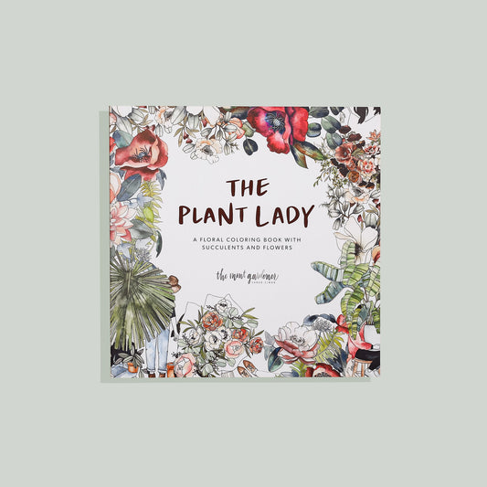 The Plant Lady Adult Coloring Book
