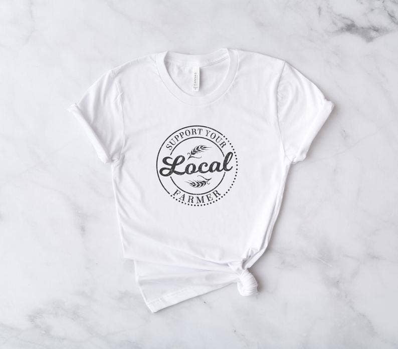 Support Your Local Farmer, Farmer's Market T-Shirt – Cornucopia Collections