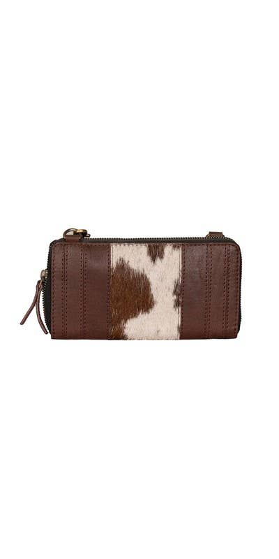 Hailey Genuine Cowhide Women's Crossbody Bag/Wristlet