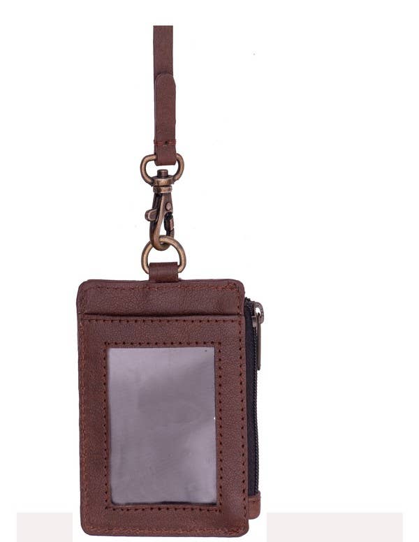 Hailey Genuine Cowhide Women's Lanyard